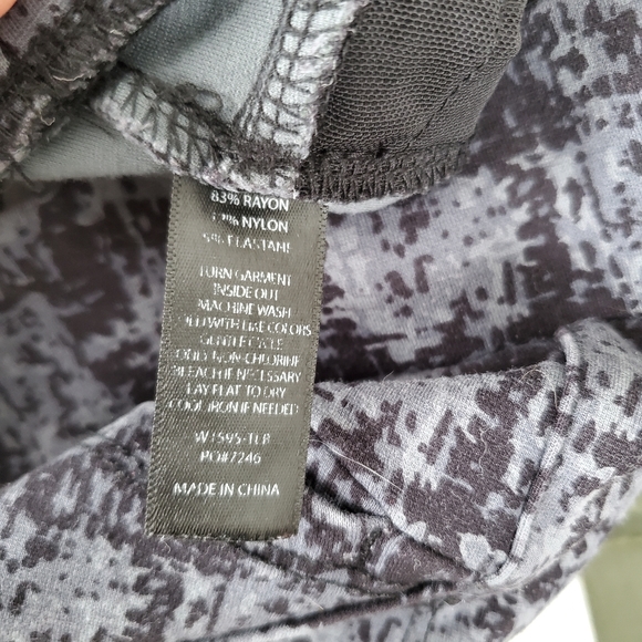 Betabrand Leggings Women's M Black And Gray - Picture 11 of 11